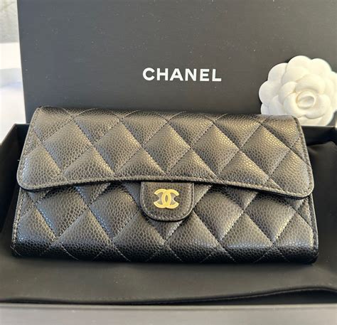 chanel classic flap long wallet|chanel wallet sarah medium.